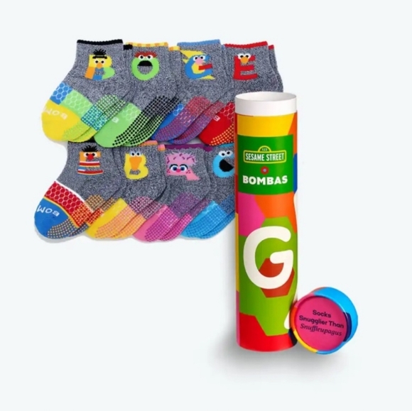 Bombas Accessories Bombas Toddler Sesame Street Socks Limited